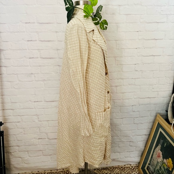 Free People Linen Overcoat - Picture 14 of 16